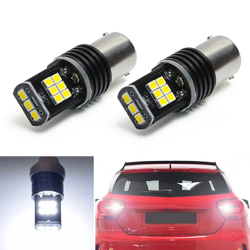 2x High Power1156 P21W Светодиодная лампа заднего хода для Mercedes Benz w204 C class 2007-2014 | Автомобили