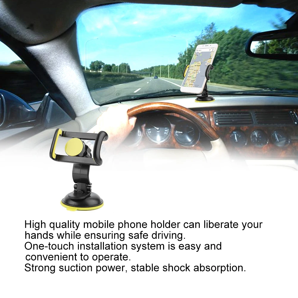 Soonhua Универсальный вращающийся держатель для телефона автомобильный мобильного