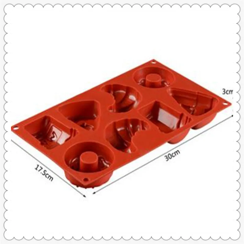 Силиконовые круассан пончики шоколадный торт Мыло пудинг желе конфеты ледяное