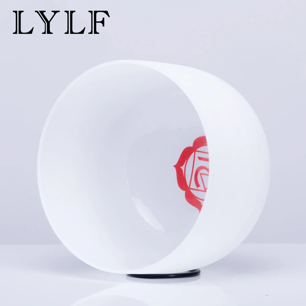 8 дюймов C корень красная чакра симбл шаблон кварцевый кристалл поющая