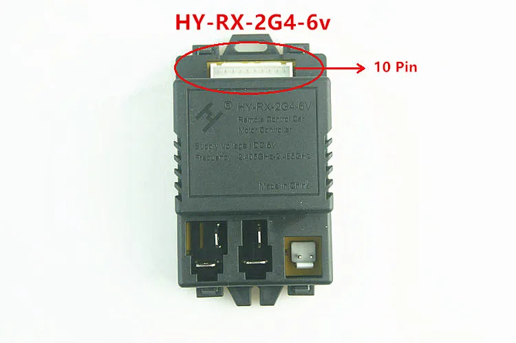 HY-RX-2G4-6V JR-RX-12V/6 V Детский Электрический автомобиль bluetooth пульт дистанционного управления и приемник, плавный пусковой контроллер JR-RX и HY-RX-2G4 - Цвет: HY-RX-2G4-6V