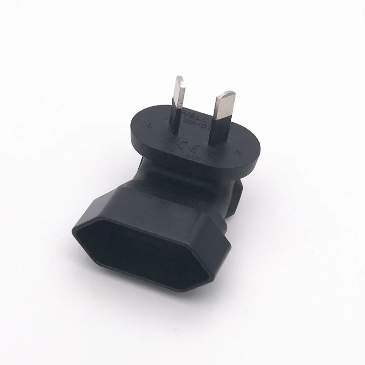 Высокое качество AC Power Travel Changer AU Australia male 2 PIN To female EU Euro Adapter Plug|pin pin|pin 2pin |