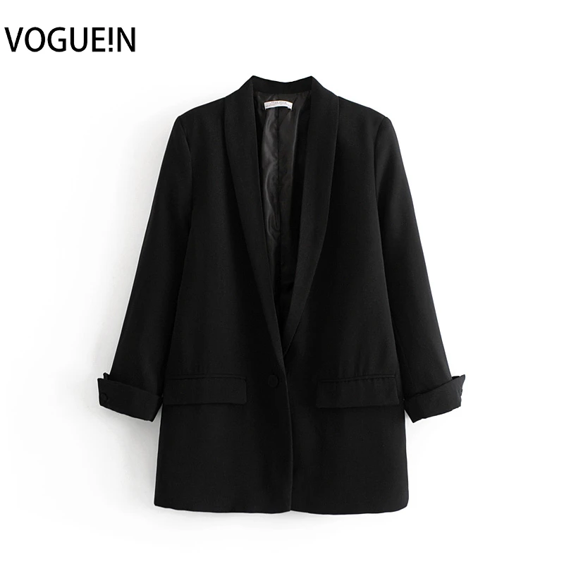VOGUEIN Новинка женский элегантный однотонный бордовый/черный рукав 3/4 на одной