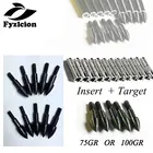 Стрельба из лука, 12 стрел, целевая точка + вставка 12 шт. для id6, 2 мм стрелы, составной изогнутый лук