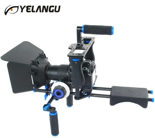 DSLR Rig комплект видео профессиональная поддержка камеры клетка/наплечное