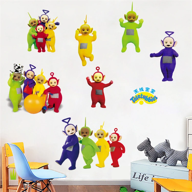 Наклейки на стену Teletubbies наклейка Декор домашний декор съемные D223|Наклейки стену|