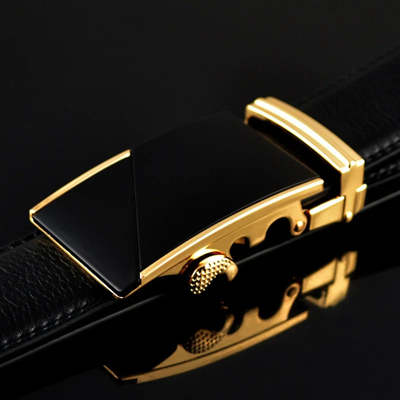 Ремень автоматическая пряжка пояса Ceinture Роскошные Подлинная Кожаный Пояс Пряжка