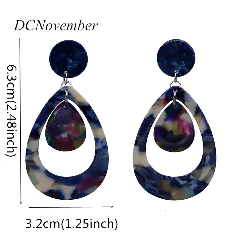 Special Geometric Drop Earrings Acetic Acid Dangler Fashion Women Ear jewelry Wholesale | Украшения и аксессуары