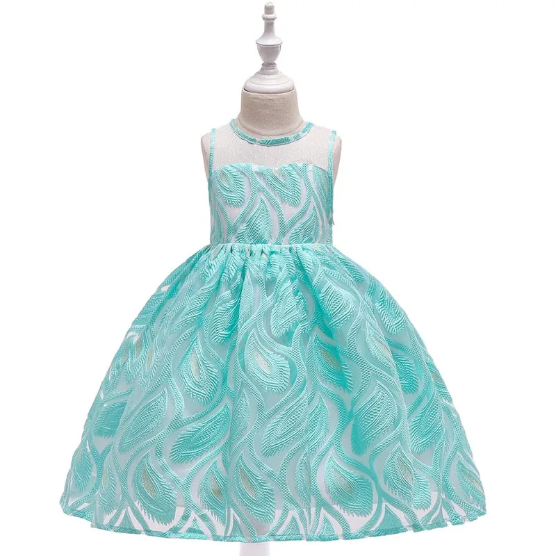 children's tutu clothing pageant dresses flower girl embroidery mesh weddings kids Sleeeveless knee length | Детская одежда и