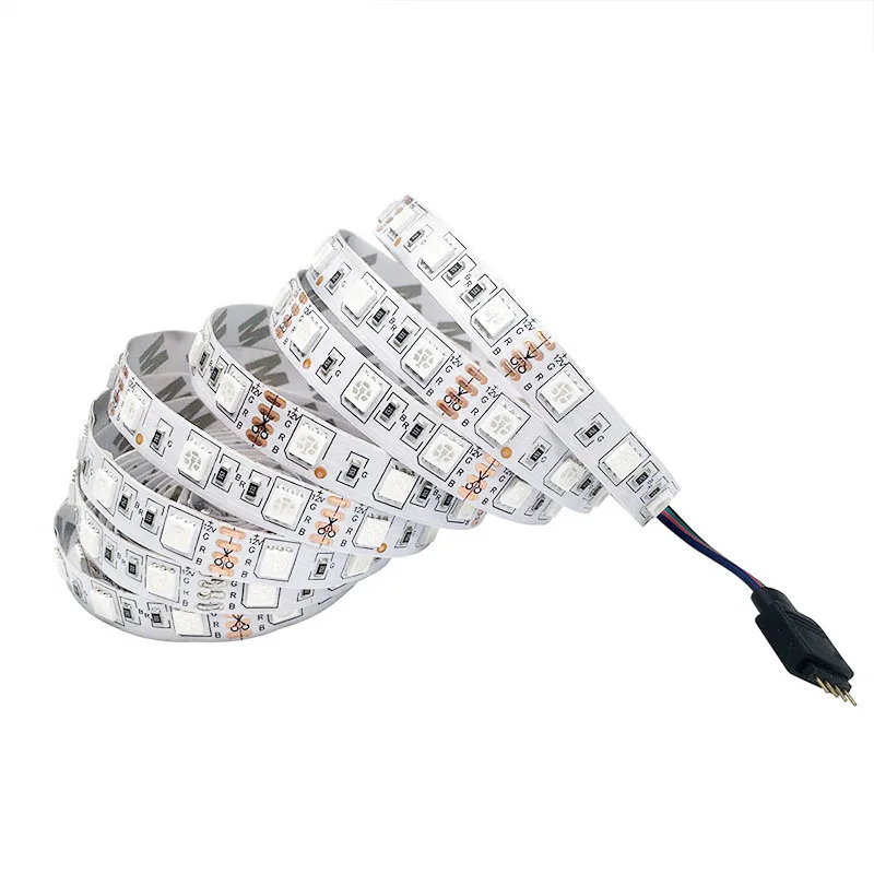 SMD 5050 Светодиодная лента RGB полоса 5 м 300LED гибкий диод DC 12 В + пульт дистанционного