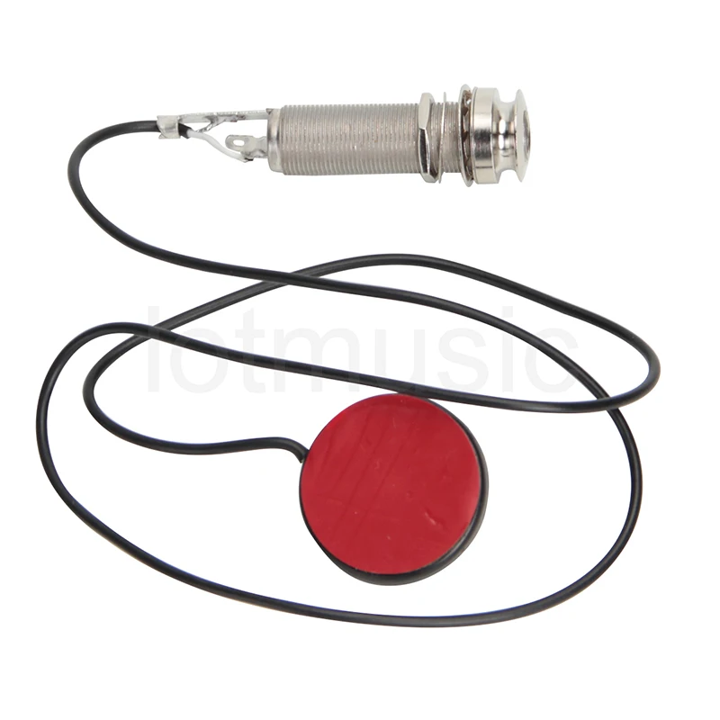 Пассивный звукосниматель для укулеле с одним наконечником хромированная