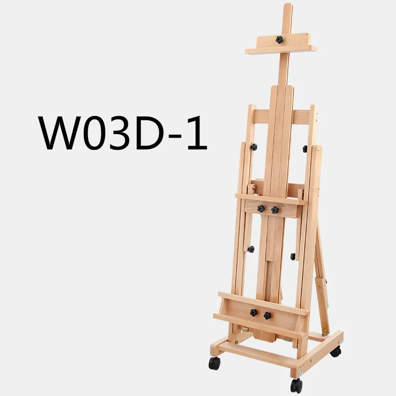 Multipurpose Easel Caballete De Pintura Oil Paint Easel Stand Folding Wooden Easel Stand for Painting Art Supplies for Artist
