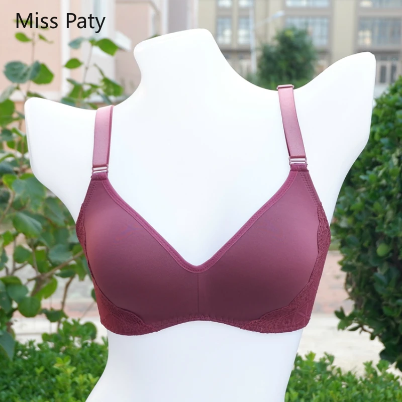 Женское нижнее белье размера плюс бюстгальтер без косточек с эффектом пуш ап