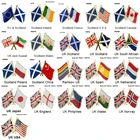 Значок с изображением национального флага, коллекция знаков для путешествий