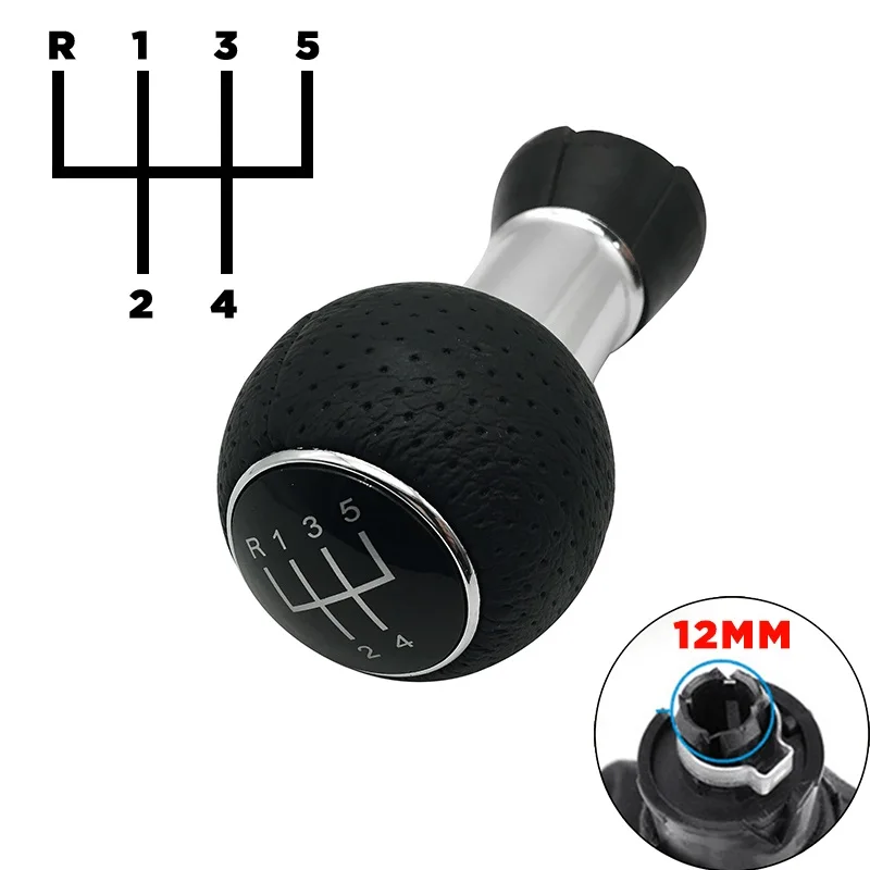 5 speed R-5 12 мм автомобильная ручка переключения передач для Audi A3 A4 S4 B6 B7 Passat B5 B6 B7 CC Golf 4 5 6 7 Mk4 Polo Bora Caddy Beetle - Название цвета: 5 speed R-5