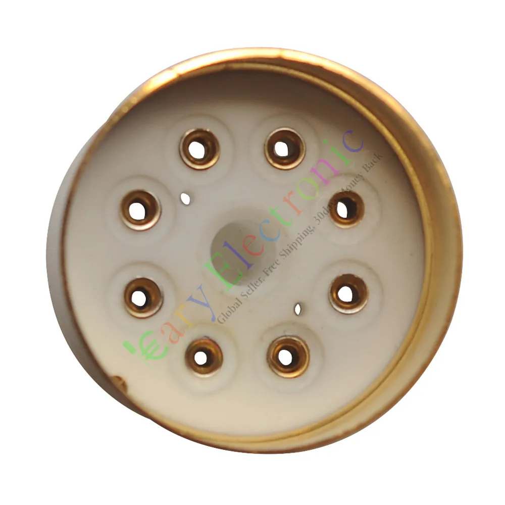 Оптовая и розничная продажа 50 шт. 8Pin Gold Bakelite гнезда вакуумных трубок Saver base Fr 6L6 EL34