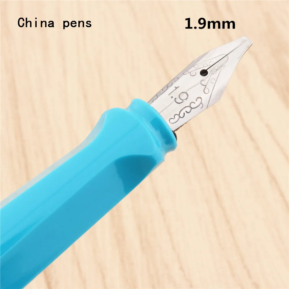 Роскошный Jinhao 873 небесно-голубая английская каллиграфия Duckbill параллельная художественная ручка цветок тело плоская тибетская Арабская авторучка