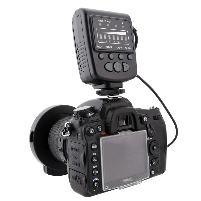 Кольцевая вспышка Meike FC100 для макросъемки кольца Canon Nikon D7000 D5100 D90 D80s D70 серия D200 D60 D50