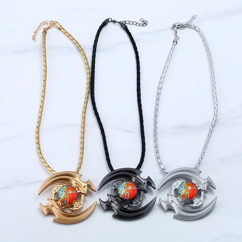 LZLQ новый гироскоп длинное массивное ожерелье для женщин 2017 передовая Кожа