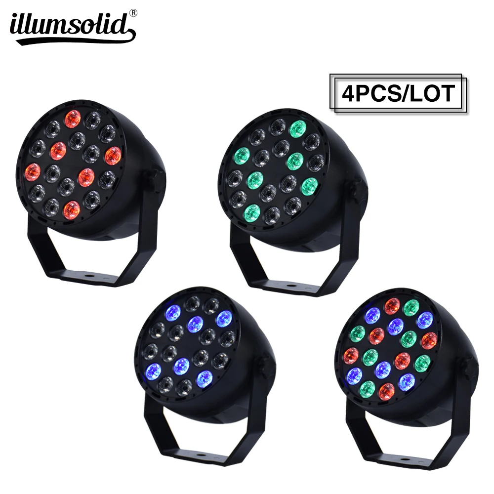 Светодиодный Par настенный Свадебный DJ свет RGB luces de Дискотека para Каса 4