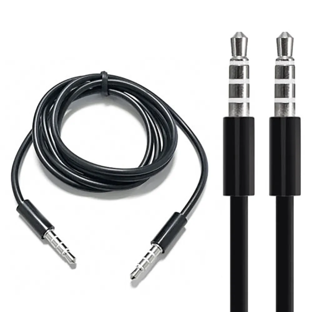Professional 3.5 mm Male to Jack Auto Car Audio Cable Cord 4 Section AUX For Iphone 7 Xiaomi iPod MP3 Speaker |