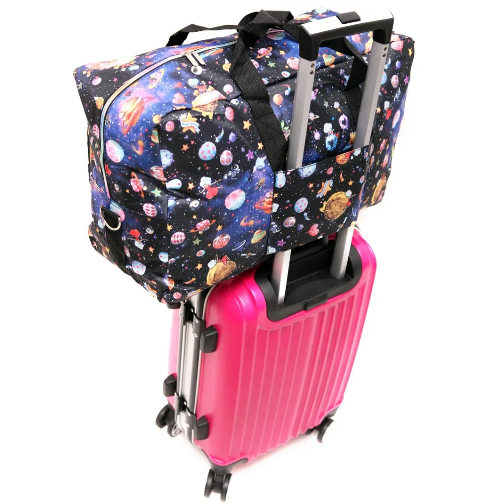 Повседневные дорожные сумки, портативные складные сумки через плечо, сумка на колесиках, сумка-тоут, большая вместительность, водонепроницаемые сумки