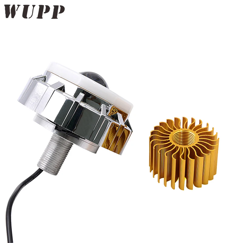WUPP 12V 85V светильник для прожектора мотоцикла с двойной головкой глаза ангела