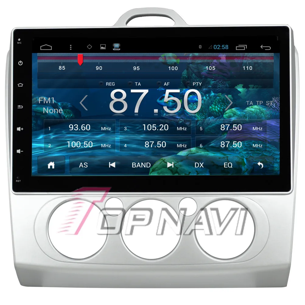 Topnavi 10 2 &quotчетырехъядерный Android 6 0 Автомобильный GPS навигатор для Focus ручной