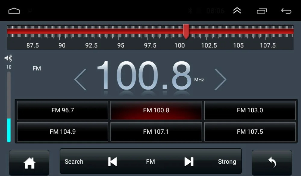 HD 1024*600 Android 8,0 автомобильный ПК плеер для Ford New Fiesta с wifi BT SWC gps