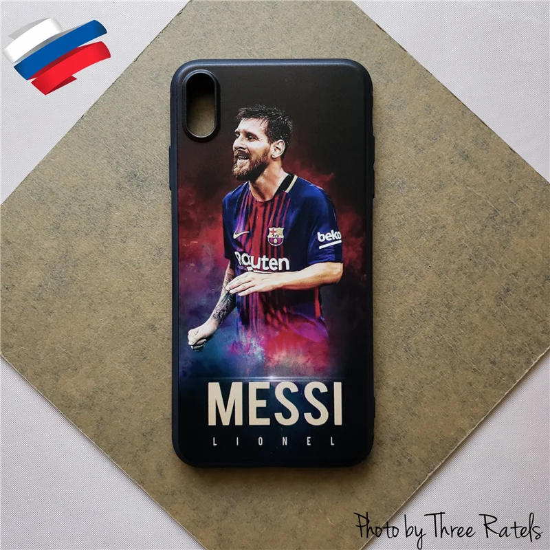 Football Player Patterned Messi Matte Phone Case for iPhone 6 6s 7 8 Plus Back Cover Soft Black Shell X XR XS Max New |