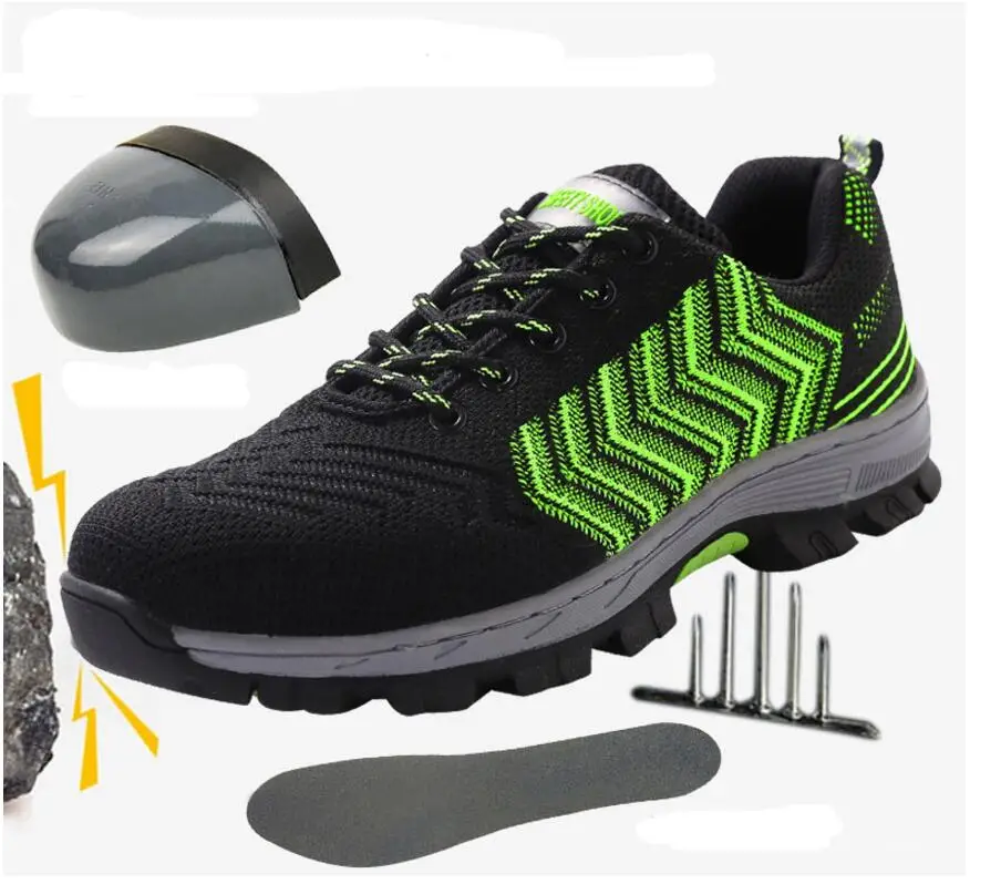 Промышленные мужские ботинки GRAM EPOS унисекс Рабочая защитная обувь стальной