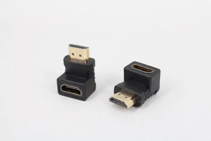 High quality HDMI male to female cable adapter converter extender 90 degree angle for 1080P HDTV | Электроника