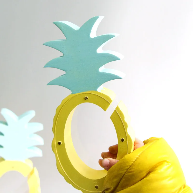 Копилка с изображением ананаса деревянного растения копилка реквизит для