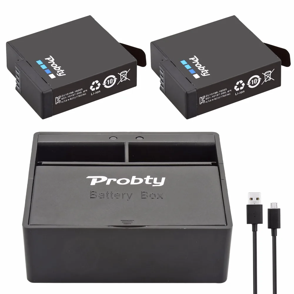 2017 Новый полимерный аккумулятор 2x1220mAh Hero 5 AHDBT 501 AHDBT501 Bateria Akku батарея + зарядное