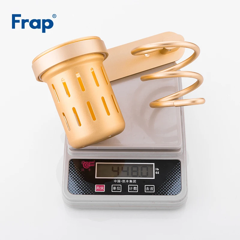 Frap Ванна Фен держатель для экономии пространства настенный стеллаж органайзер