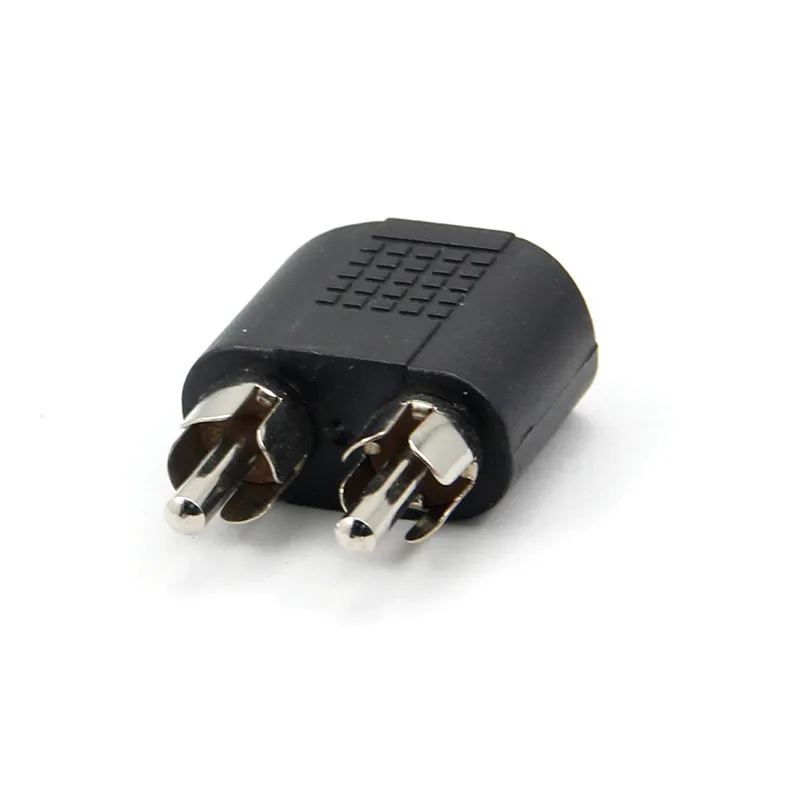 5 шт. 3 мм стерео разъем гнездо для 2 AV RCA штекер мужской аудио удлинитель адаптер