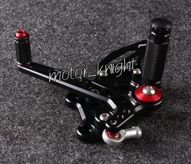 CNC алюминиевый сплав регулируемые мотоциклетные колышки для 2008 2012 Ninja K250 Black|motorcycle