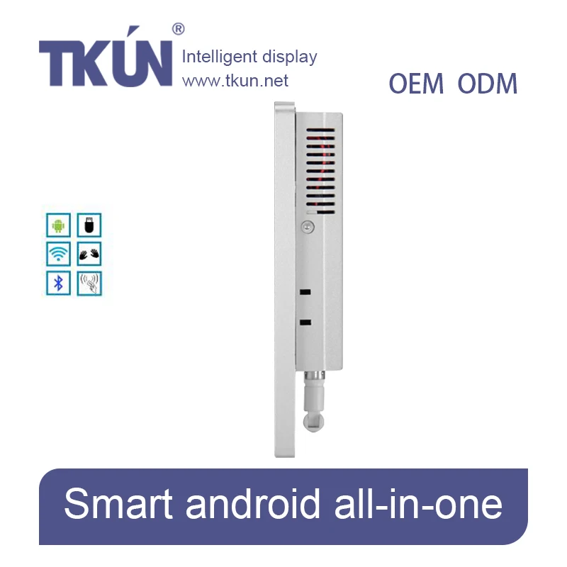 TKUN 10 1 дюймовый android емкостный сенсорный Все-в-одном аппарат AG101WL A83