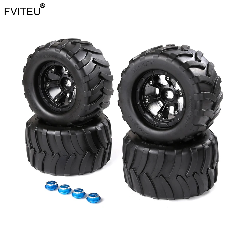 FVITEU Big X herringbone шины для колес kit(220*120) для грузовика 1/8 Electric Traxxas X-Maxx