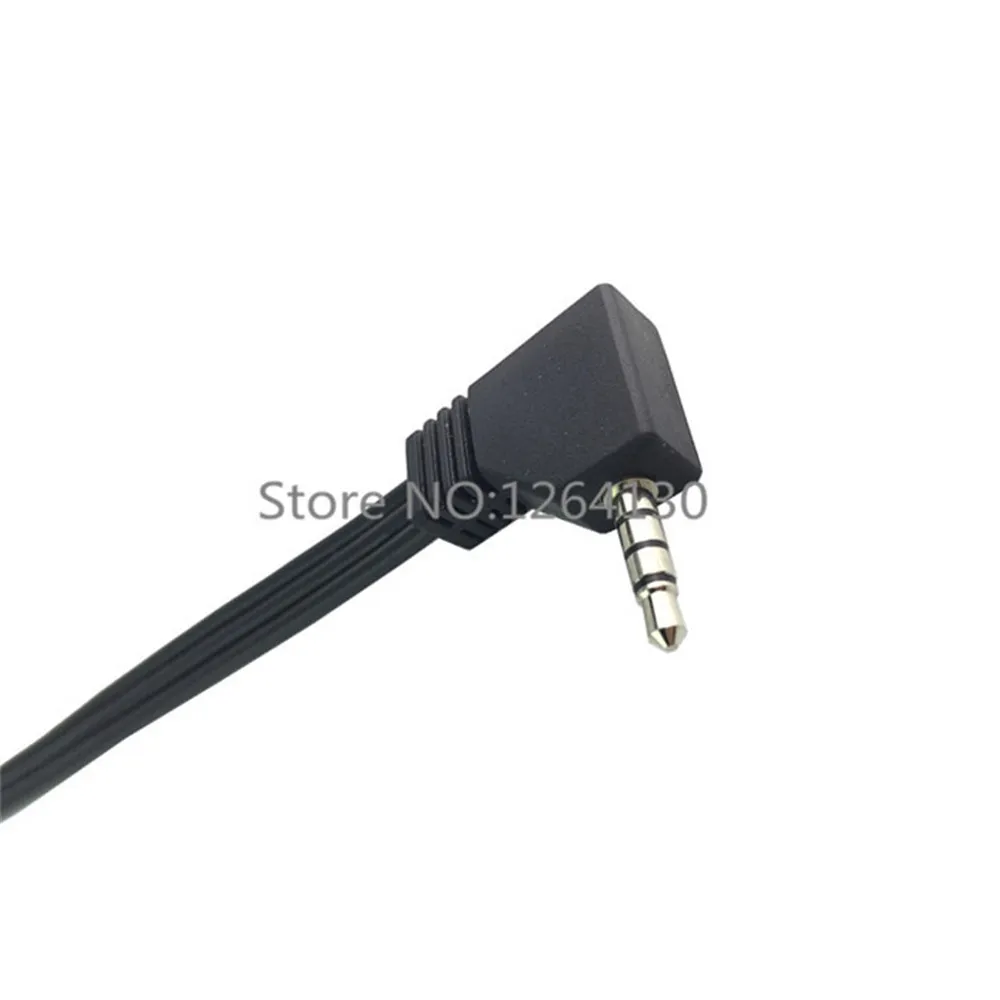 0.2M 90 Degree 3.5mm 4 pole Male To 3 RCA Female A/V video Cable Adapter For HDTV DVD Free shipping | Компьютеры и офис