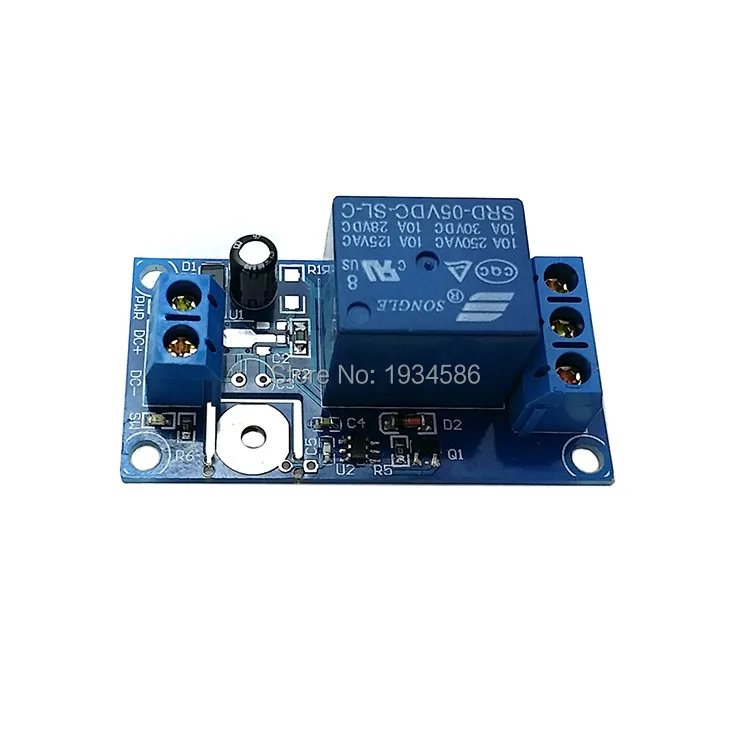 Релейный модуль Triger Project с сенсорной фиксацией 5 В 60 мА 1 канал емкостный сенсорный