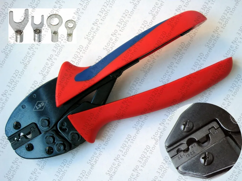 Обжимной инструмент S-101 для неизолированных клемм и кабельных наконечников