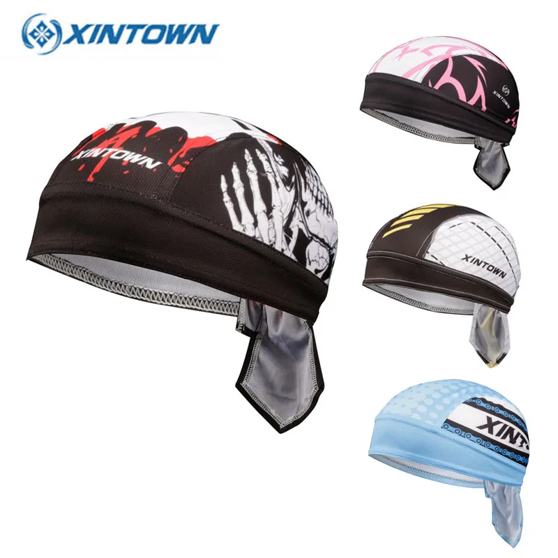 

XINTOWN 2020 Sport 17 Colors Pirate Cap Bandana Anti-sweat UV Headwear Men Women's Hats Road Bicycle Cycling Cap Scarf