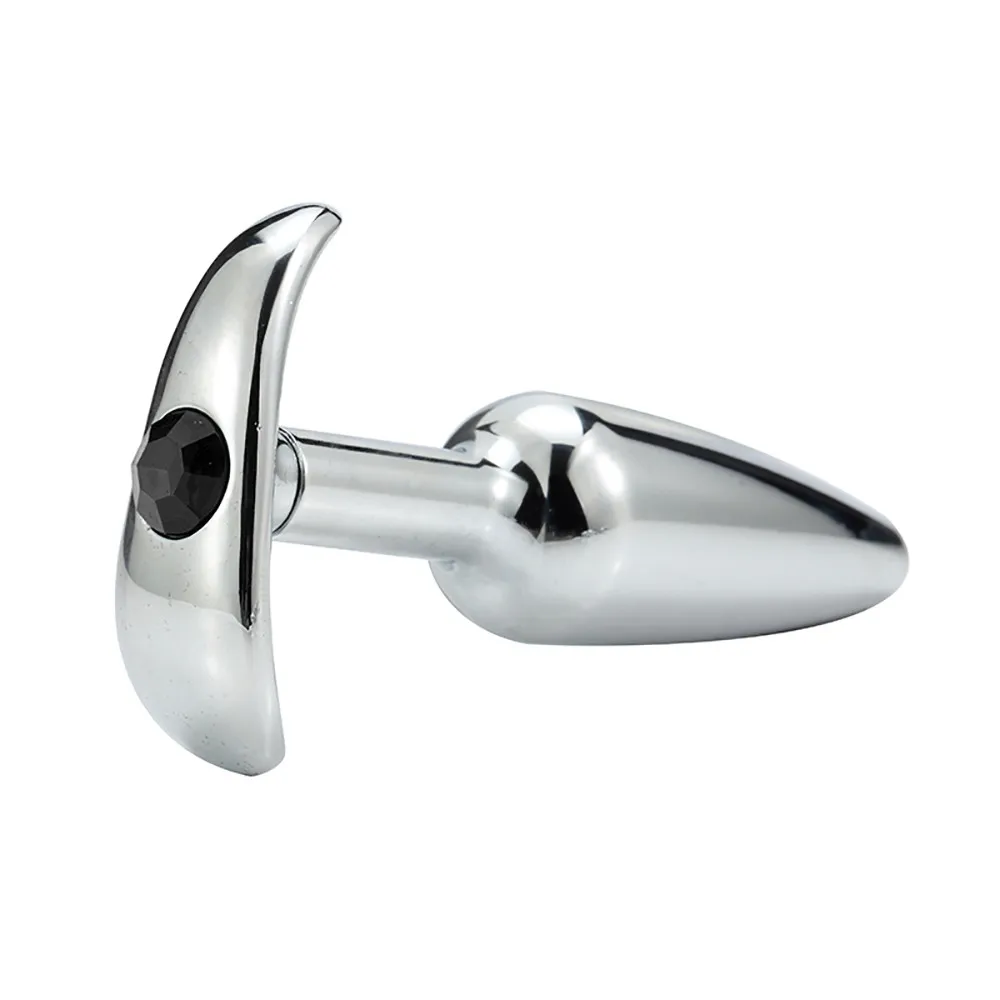 Aluminum Alloy Anal Butt Plugs Vagina Trainer Toys With Jewel Base C 20180920 | Красота и здоровье