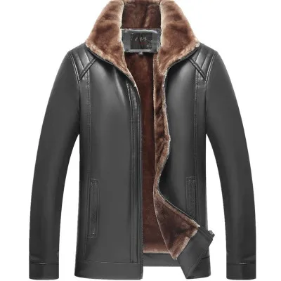 Новинка 2018, Мужская водонепроницаемая куртка XingDeng из искусственной кожи, брендовая свободная повседневная верхняя одежда, деловая зимняя мужская одежда на молнии, плюс 4XL