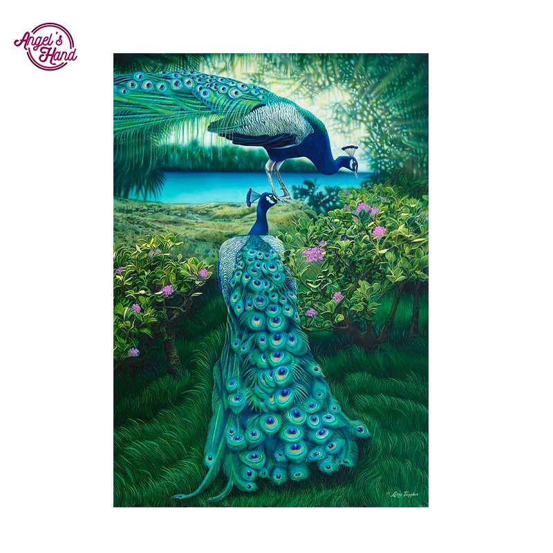 Руки ангела Сделай Сам алмаз живопись горный хрусталь рукоделие Полный Круглый