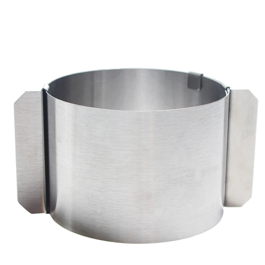4 INCH Stainless Steel Mousse Ring Cake Mould Circle Adjustable 6-10CM Cookie kitchen Accessories for Cakes | Дом и сад