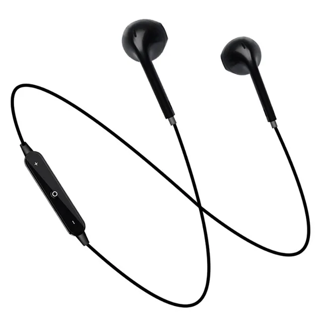 Универсальные спортивные беспроводные Bluetooth наушники S6 стерео с микрофоном для