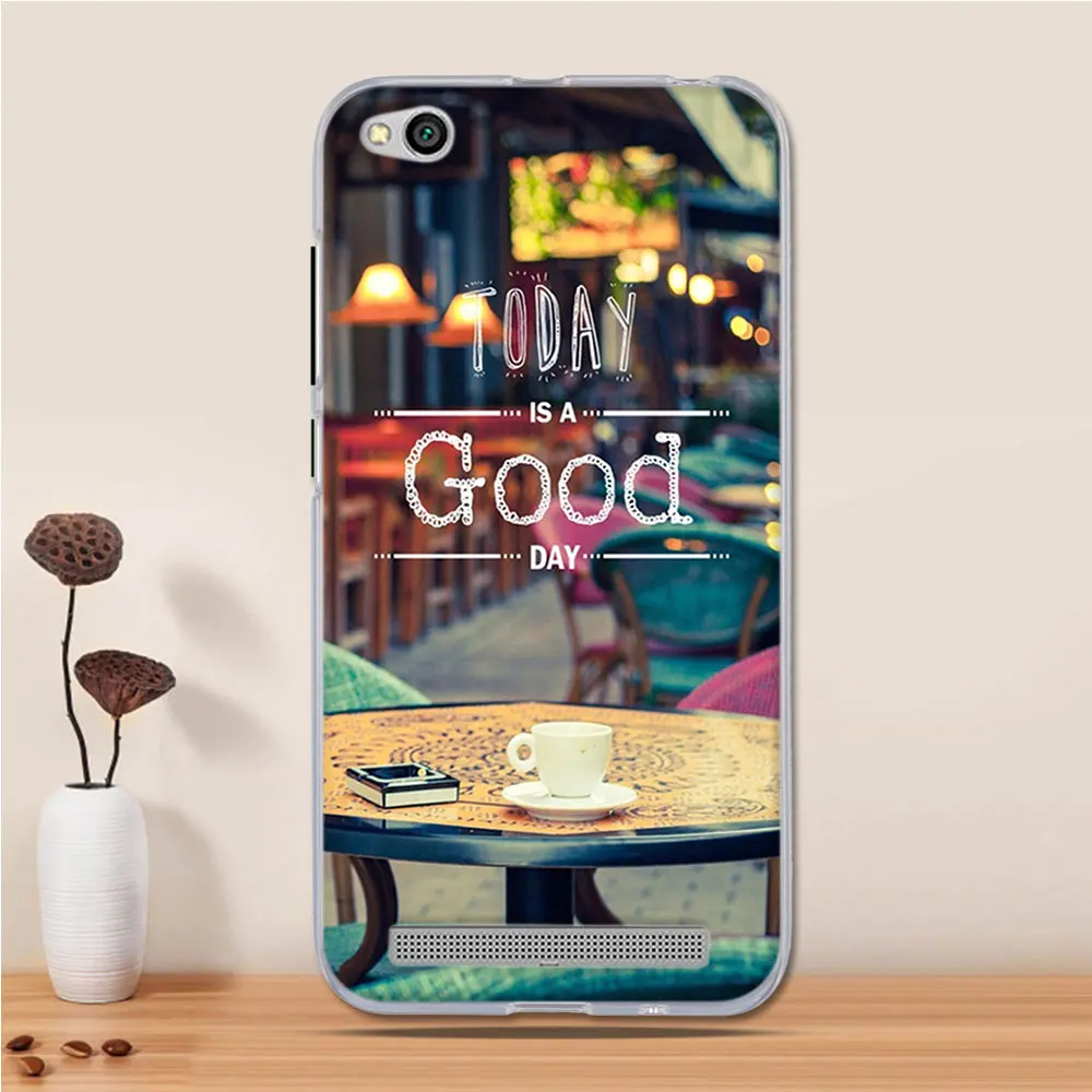 23 Чехол для xiaomi Redmi 5A чехол Защитный силиконовый чехол для xiaomi Redmi 5A чехол 3d Кот Цветок Мультфильм Fundas для xiaomi Redmi 5A Capa - Цвет: 23