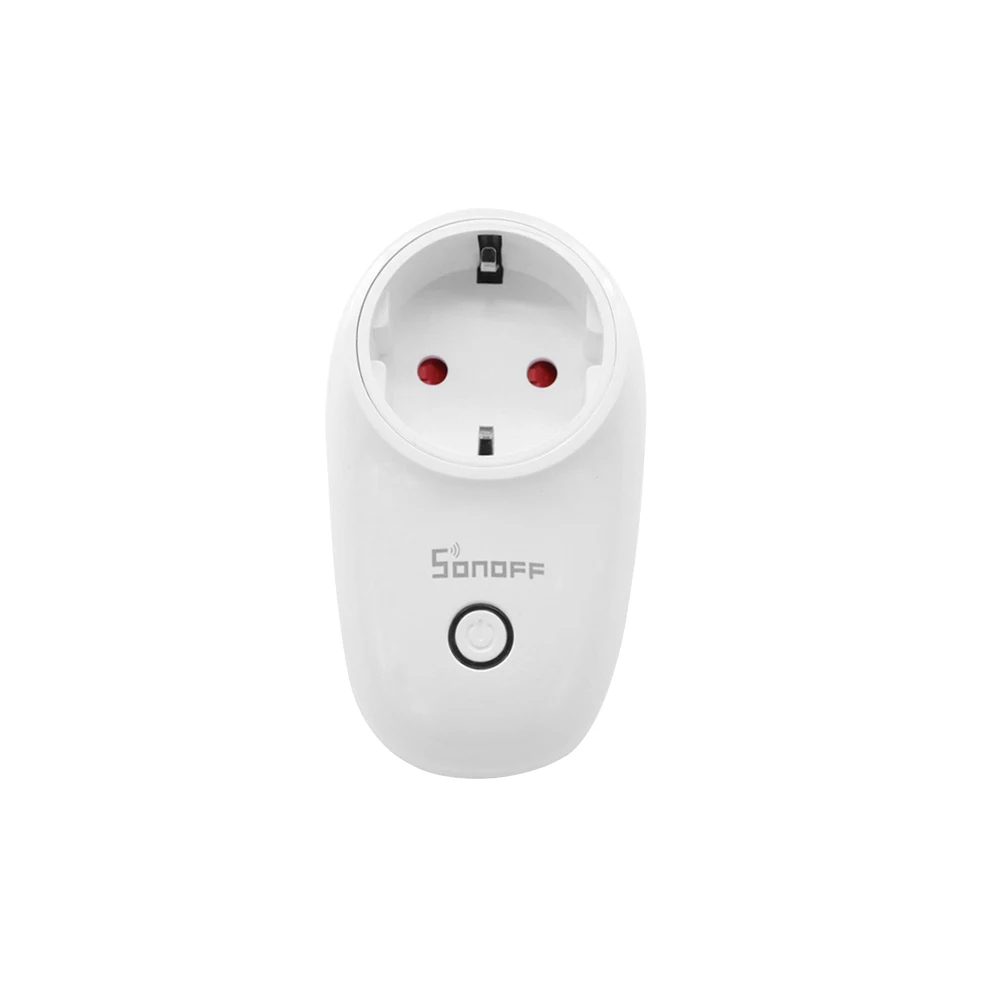 Sonoff S26 WiFi умный дом переключатель AU/CN/EU/UK/US беспроводной разъем питания умная розетка для Amazon Alexa Google Assistant IFTTT - Комплект: EU-F Plug